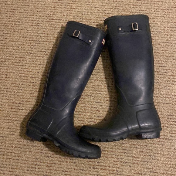 Hunter Matte Tall Rain Boots EU 40/41 - Picture 12 of 13